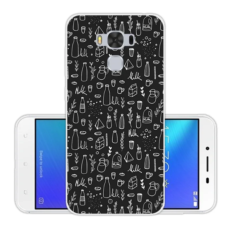 Чехол для Asus Zenfone 3 Max ZC553KL Nebula чехол 5 дюймов прозрачный силиконовый мягкий ТПУ