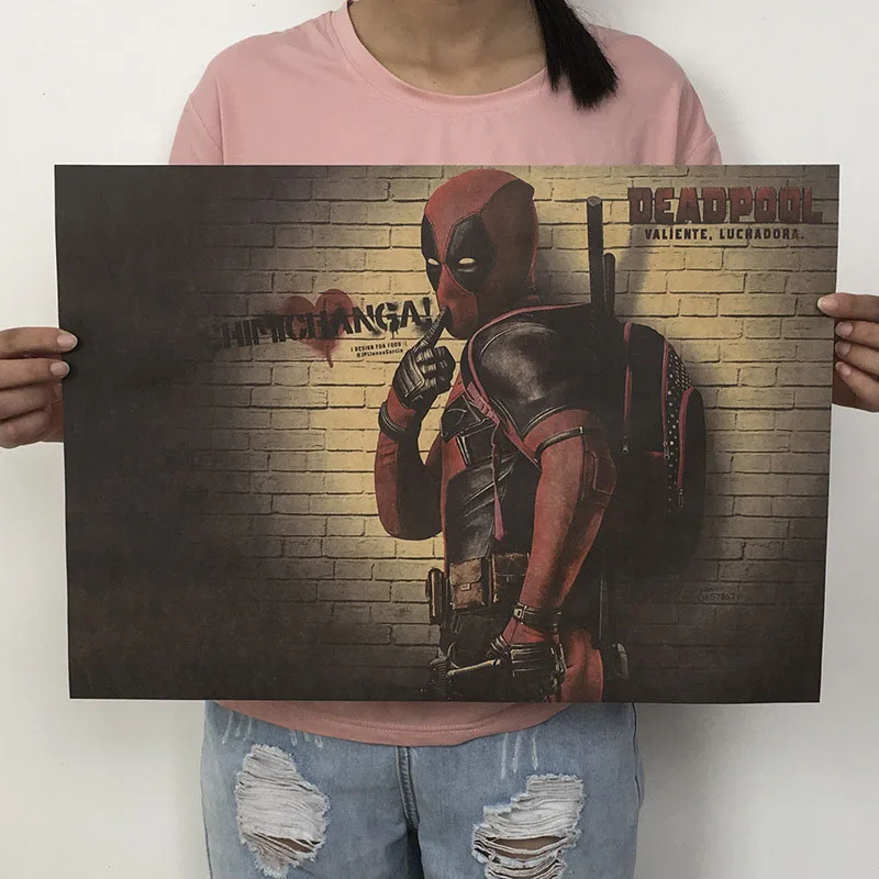 H01 Mling 51,5x36 см фильм серия Marvel плакат Мстители ретро постер наклейки на стену для Гостиная украшение дома - Цвет: H01