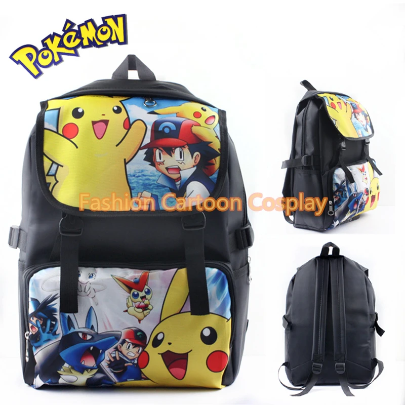 Горячая Pokemon Go Рюкзак Мультфильм Аниме Пикачу школьный ранец игра Карманный