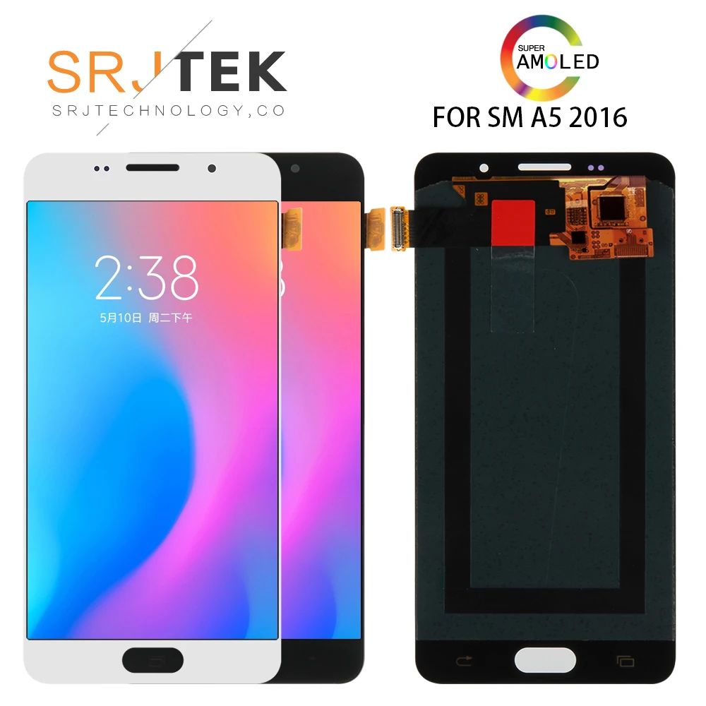 5 2 ''AMOLED экран для Samsung Galaxy A5 2016 A510 A510F A510M A510FD A5100 ЖК дисплей кодирующий