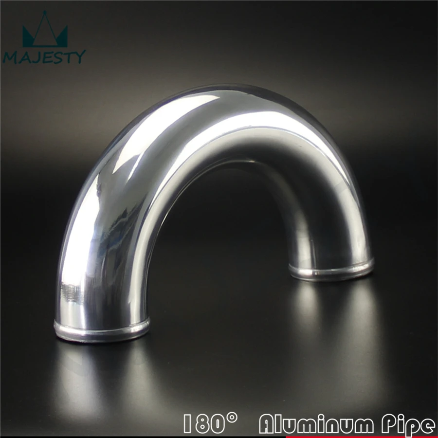 76 мм 3 0 дюйма 180 градусов Алюминиевый турбо интеркулер труба трубопровод локоть OD: