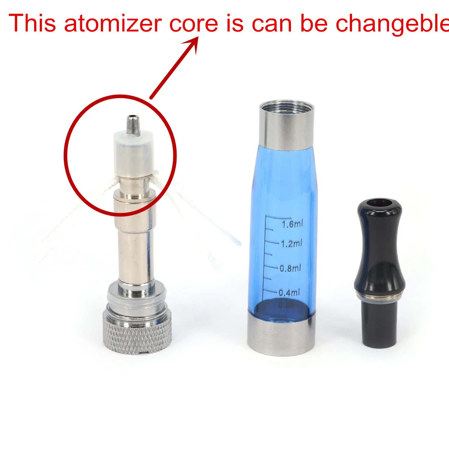 Rda rta DIY CE4+ атомайзер; клиромайзер для эго-т Evod Vape ручка 510 нить электронная сигарета ecigs 1,6 мл vape картридж