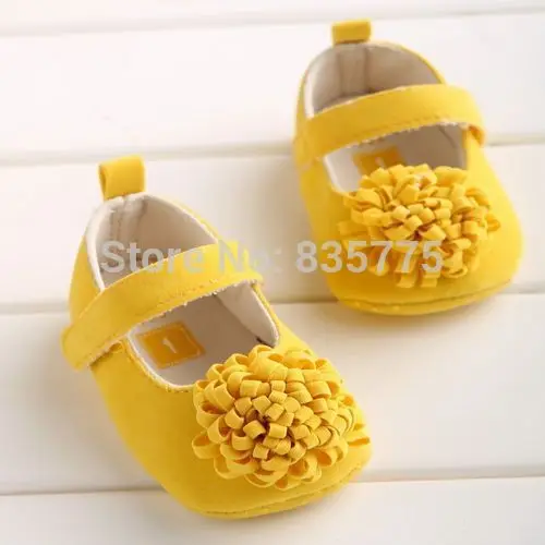 Розничная продажа обувь для маленьких девочек с большими цветами 11 см 12 13 весенне