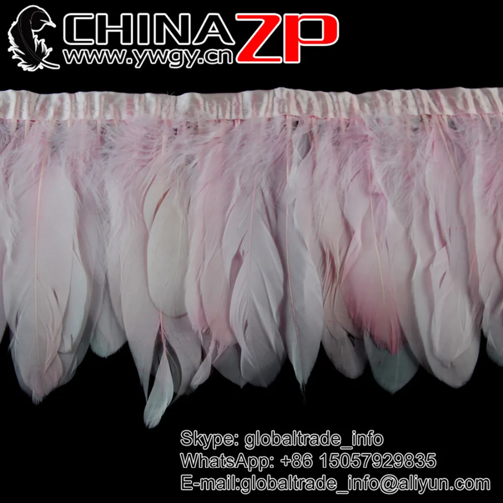 Лидер продаж окрашенное светильник розовое гусиное перо отделка бахромой с