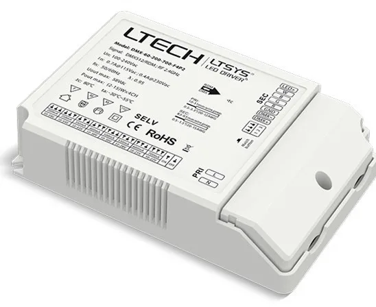 WL 60 350 1400 F2P1 RF 2 4G Вт 1400mA (100 240Vac 140 340Vdc) светодиодный интеллектуальная система для