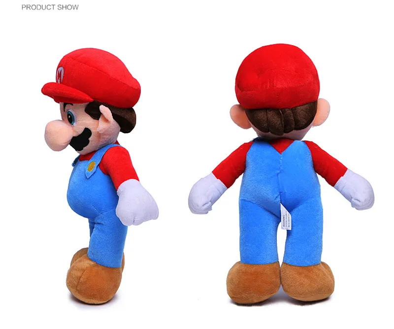 25 см Super Mario Bros Luigi Плюшевые игрушки Super Mario Stand Mario Brother мягкие игрушки мягкие куклы для детей Высокое качество G0166