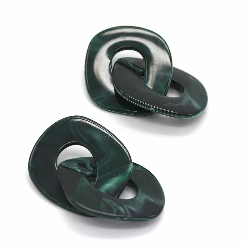 Женские серьги-гвоздики adolph из смолы в стиле бохо новые модные двойные