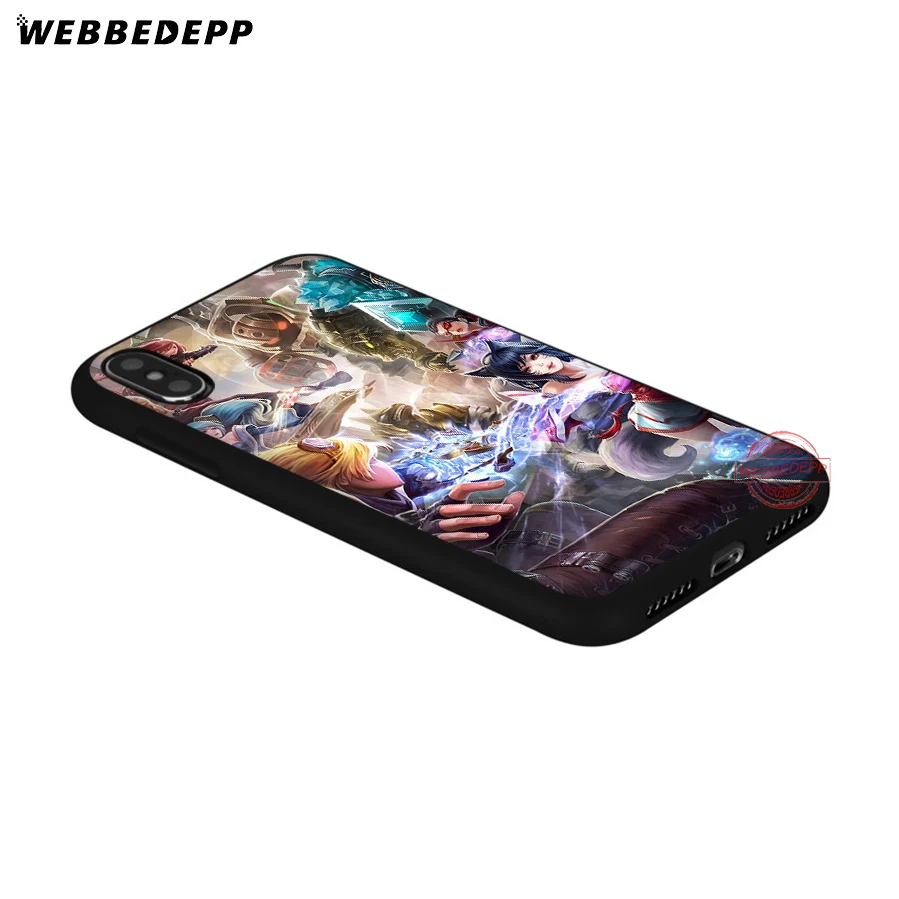 WEBBEDEPP katарина Лига Легенд мягкий силиконовый чехол для iPhone 8 7 6S 6 Plus 11 Pro XS Max XR X 5 |