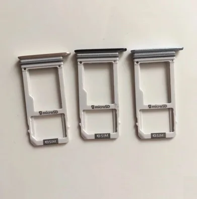 10 шт./лот OEM для Samsung Galaxy A3 (2017) A320 SIM + Micro SD Держатель карты адаптер запасные