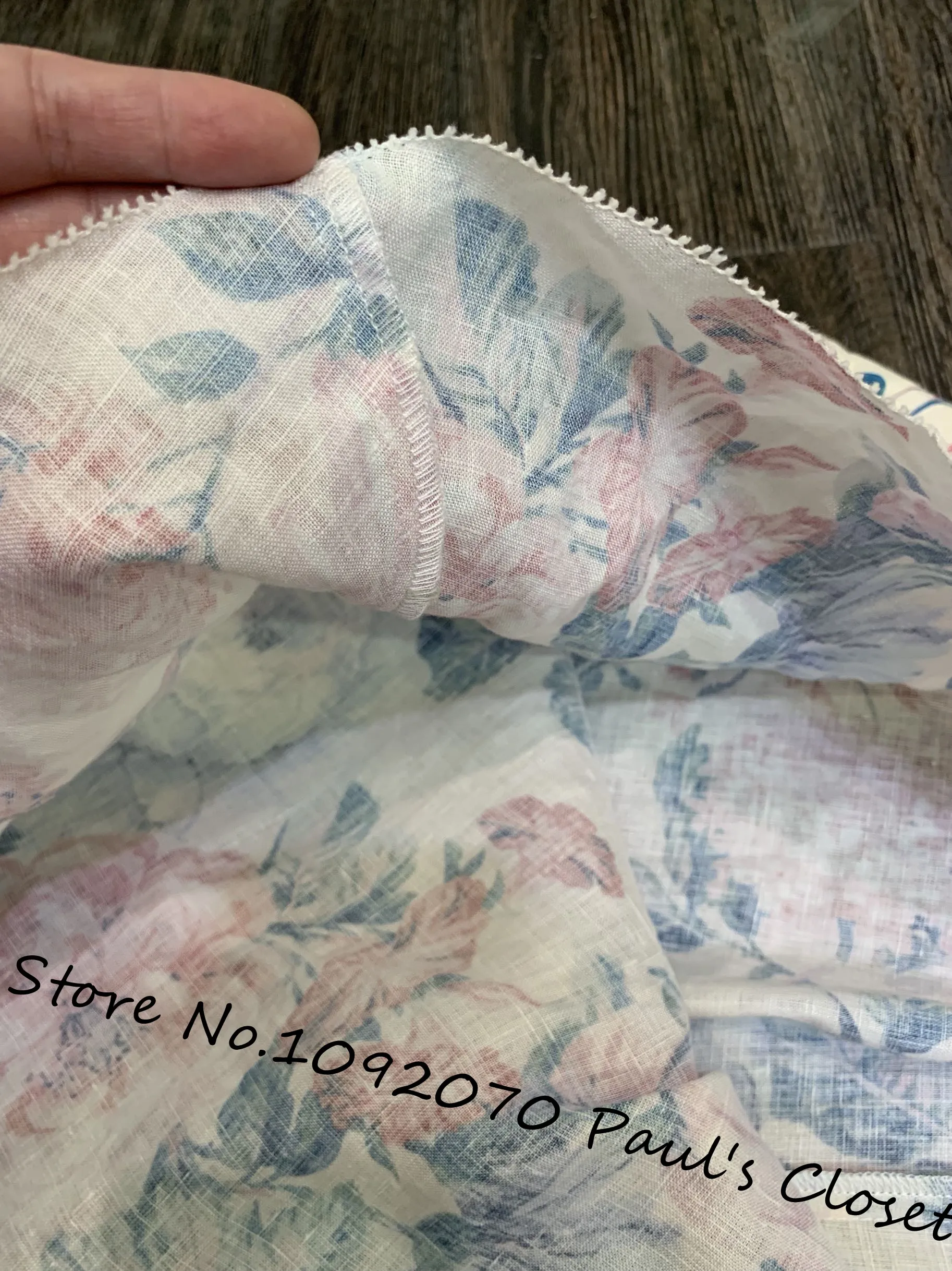 Женское кремовое льняное платье макси без рукавов с цветочным принтом богемное