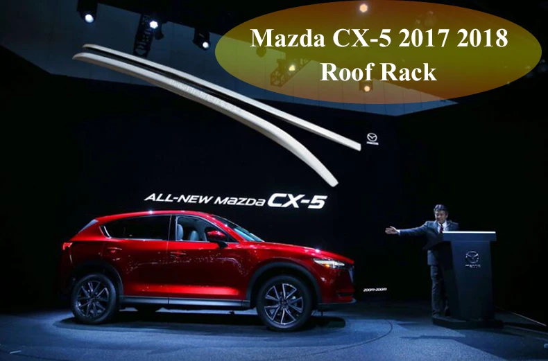 Для Mazda CX-5 CX5 алюминиевый сплав Серебряный верх Рейлинги на крышу стойки боковые полосы украшения отделка автомобильные аксессуары