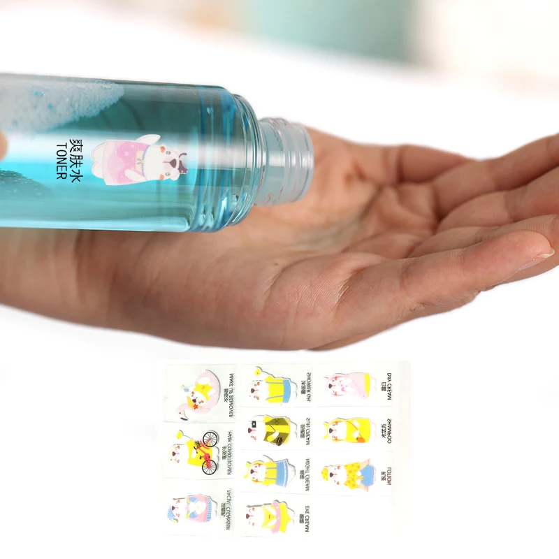 11 шт. розовая портативная дорожная бутылка Прозрачный флакон с пульверизатором