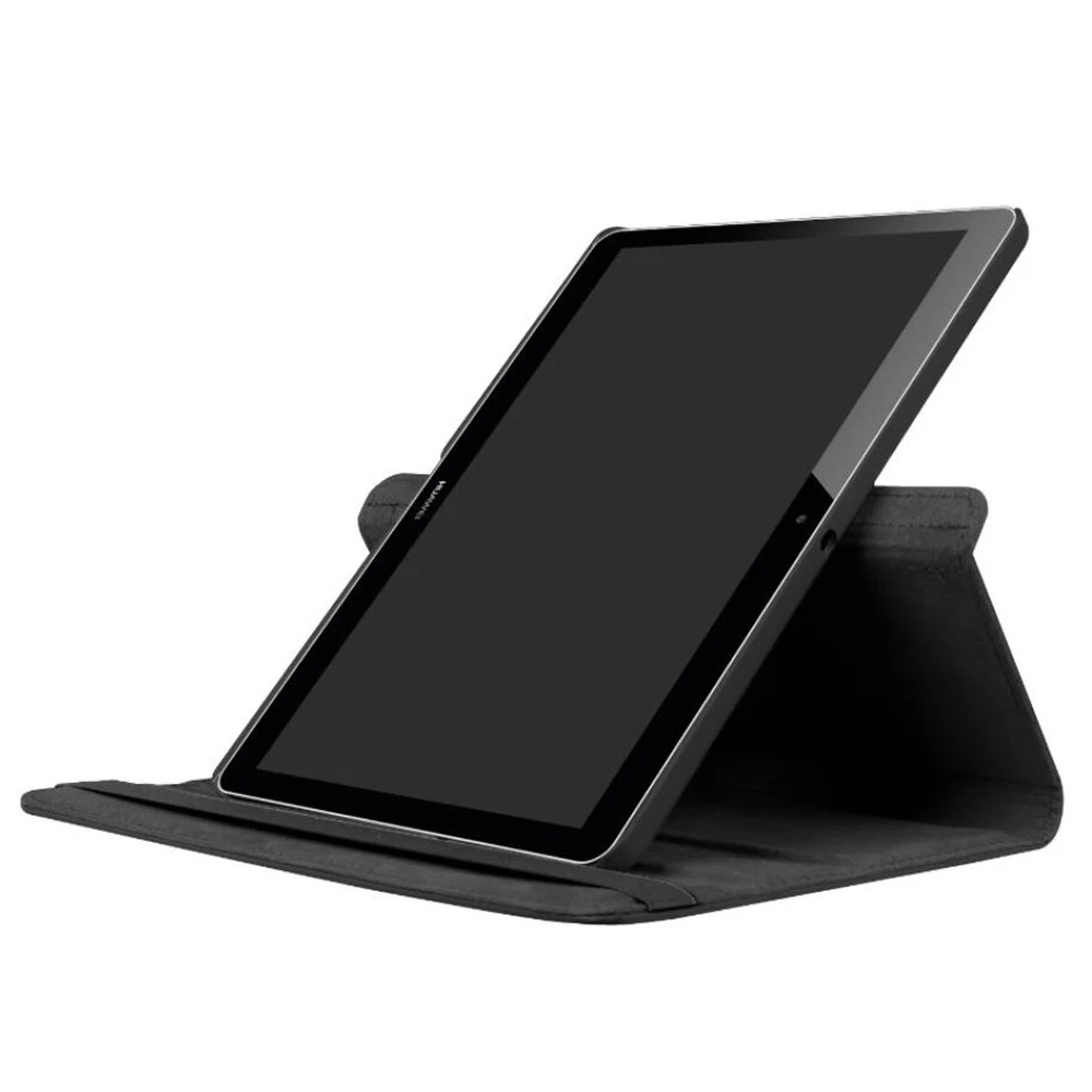 Вращающийся на 360 градусов Чехол книжка из искусственной кожи для Huawei MediaPad T5 10