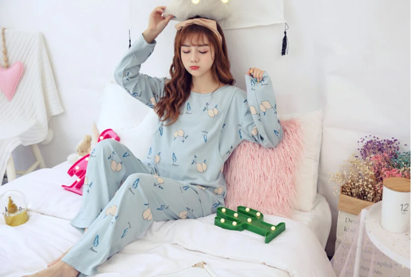Модная хлопковая одежда для беременных Новинка 2018 Пижама женщин Ночная рубашка
