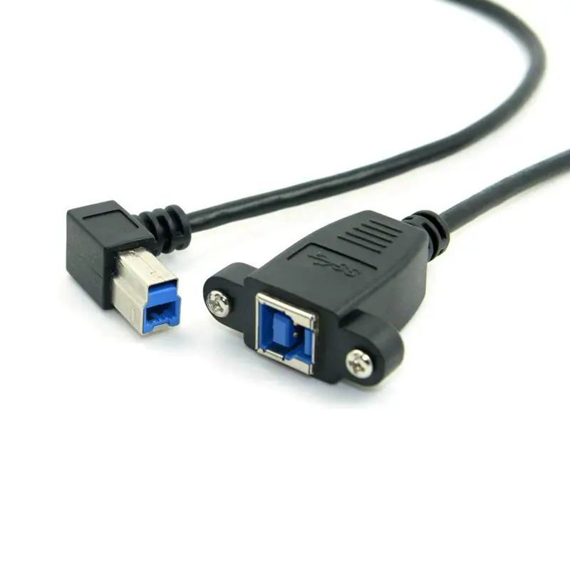 40 см USB 3 0 крепление на заднюю панель B Тип Женский правый угловой 90 градусов
