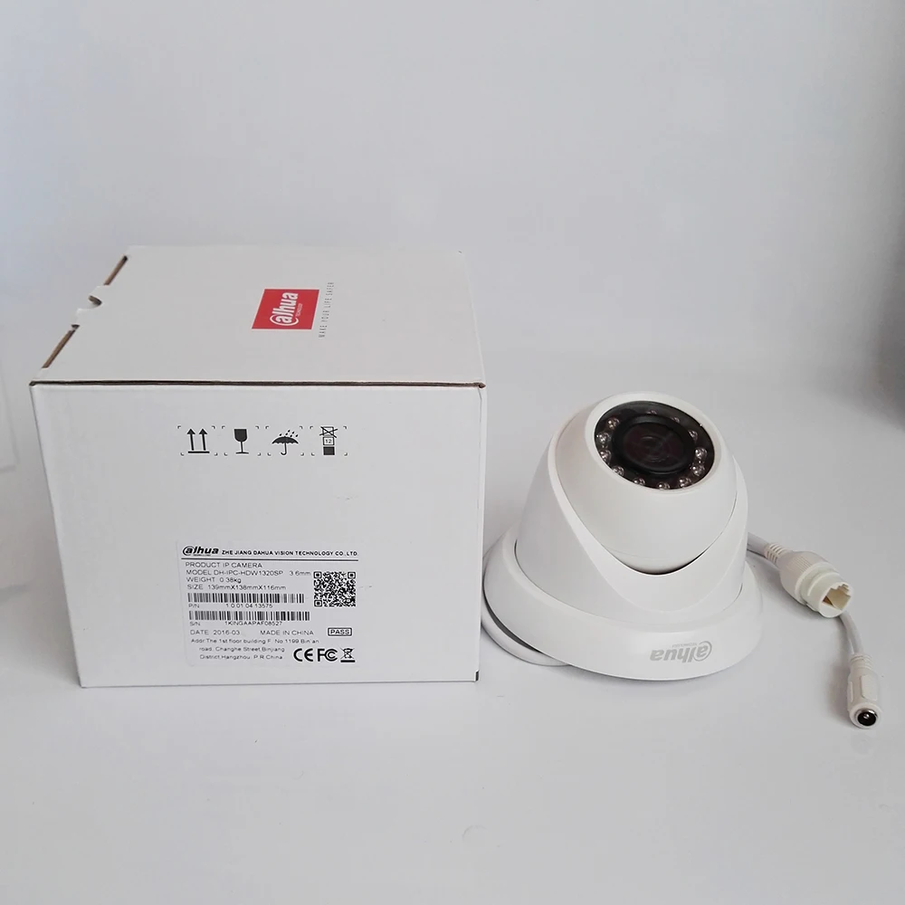 Сетевой видеорегистратор DAHUA IPC HDW1320S 3MP IP Камера 1080P POE камера Onvif IP66 ИК купольные