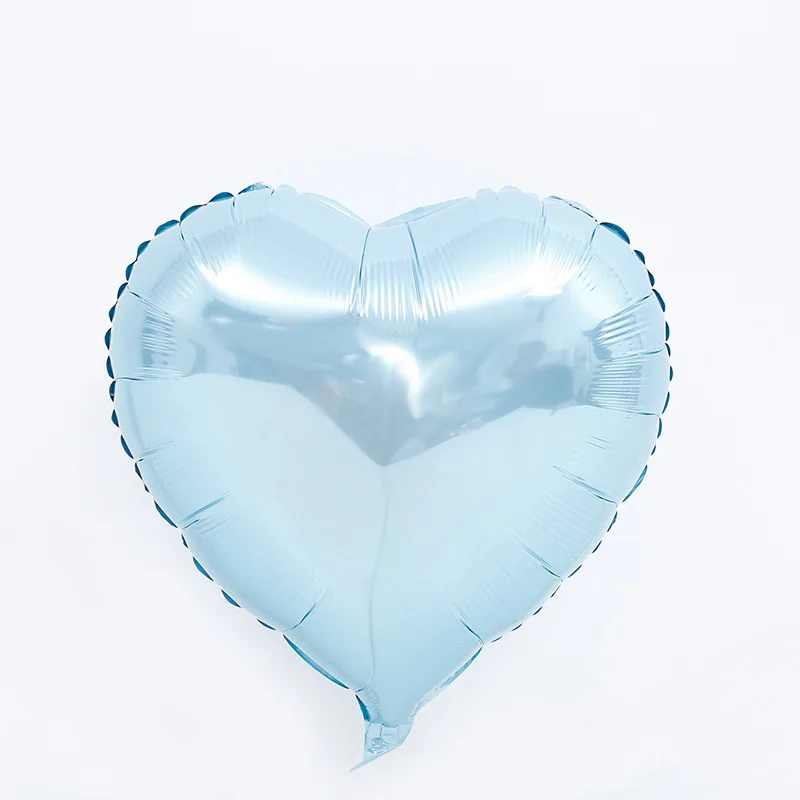 Оптовая продажа 50 шт./лот в форме сердца гелиевые фольгированные воздушные шары