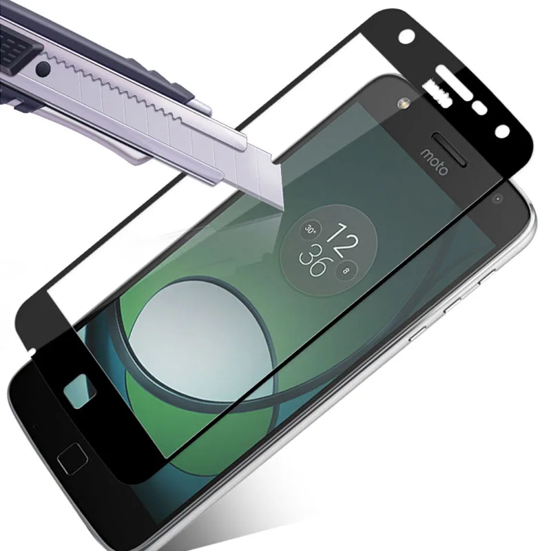 Защитный Стекло для MOTO Z2 Play Z3 C Plus закаленное стекло чехол экрана на холсте Motorola Moto