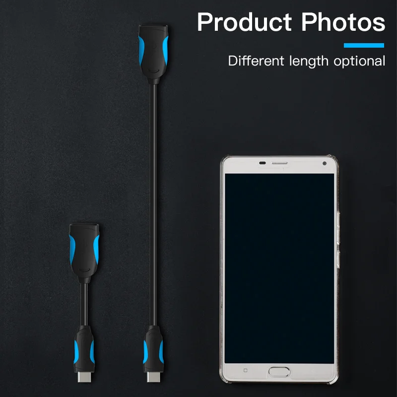 Для Huawei P9 Plus Samsung для Xiaomi 5 Nexus 5X 6P Vention USB C к OTG Кабель адаптер Type кабель c