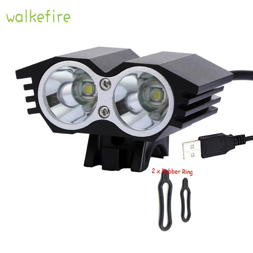 

Фонарь светодиодный велосипедный Walkefire, 4 модели, u2, usb, водонепроницаемый