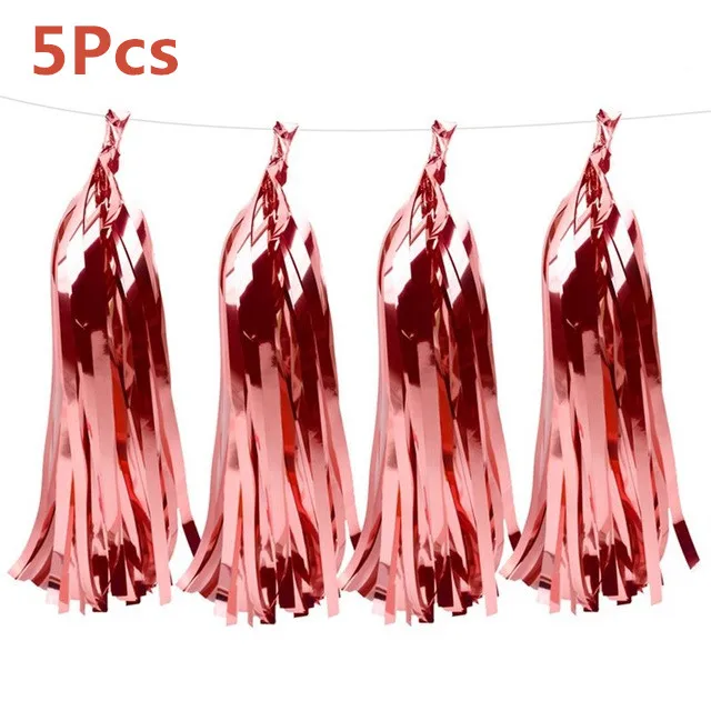 Звезда розового золота сердце фольги Воздушные шары Свадебные украшения гелий