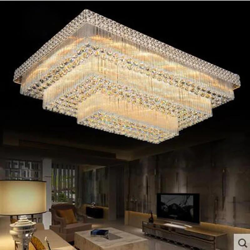 Современный потолочный светильник люстра для гостиной спальни ресторана|crystal