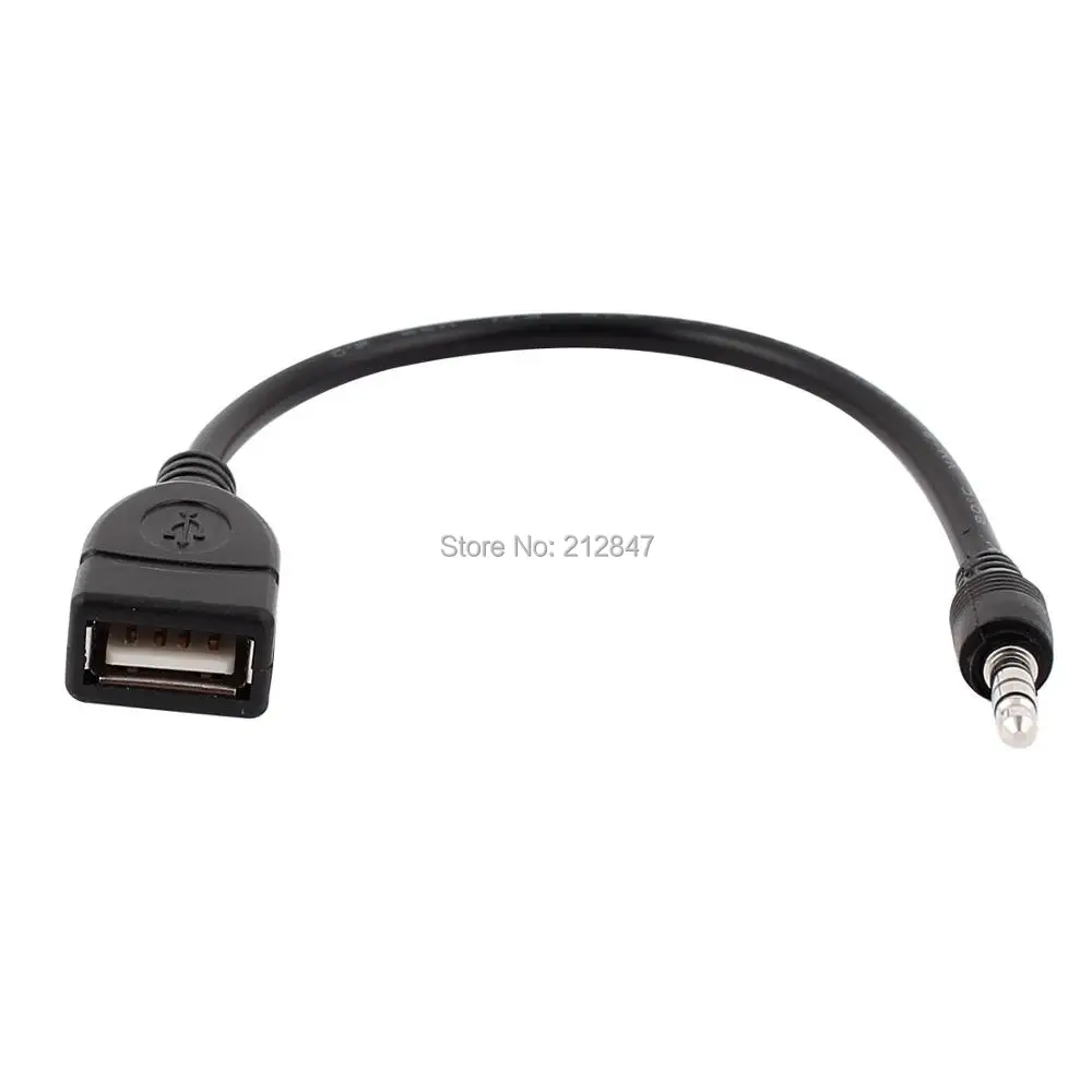 Аудиоконвертер адаптер USB гнездо к разъему AUX 3 5 мм штекер зарядный кабель|usb wall
