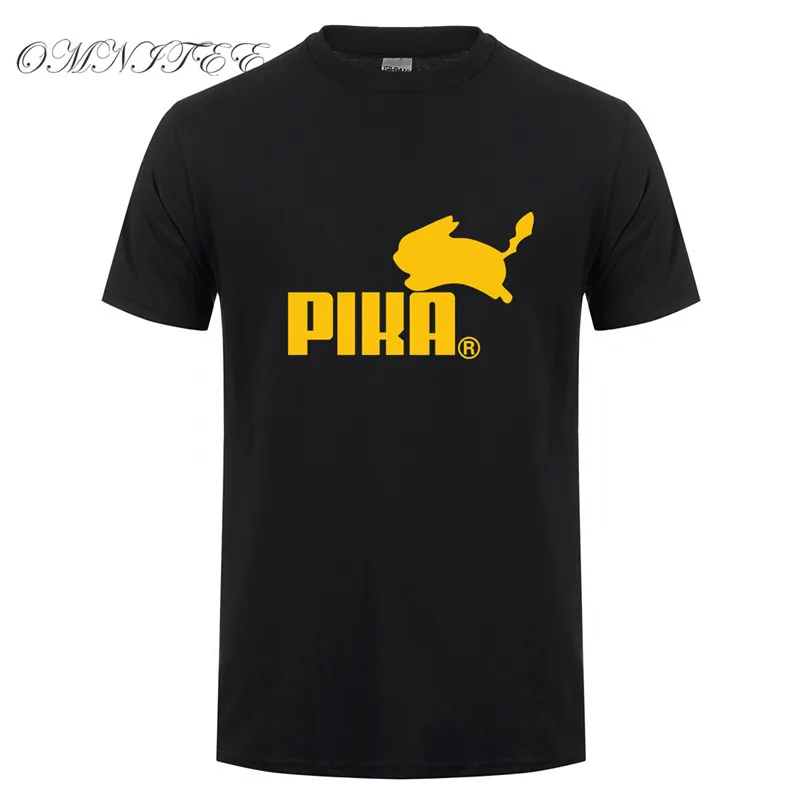 As picture Летняя новинка, футболка с покемоном, мужские футболки с аниме Pika, футболка с Пикачу для мальчиков, хлопковые футболки с коротким рукавом для мальчиков, топы - Цвет: As picture