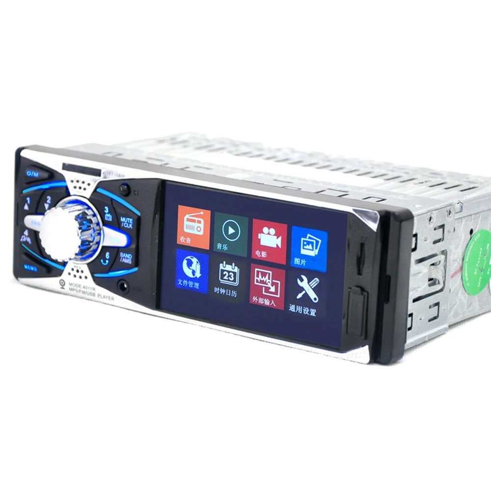 Автомагнитола 1Din мультимедийный проигрыватель на Android 4 1 дюйма TFT HD 12 В USB SD AUX