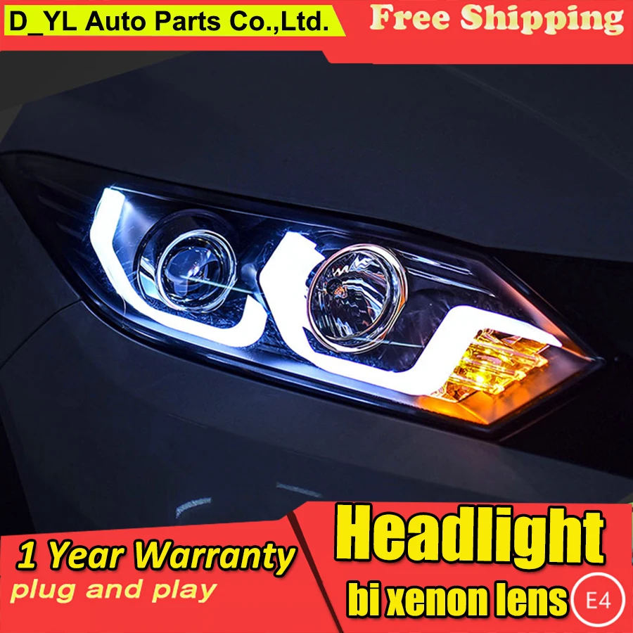 

Car Styling Headlights for Honda Vezel HRV 2015-2016 LED Headlight Head Lamp LED Daytime Running Light LED DRL Bi-Xenon HID