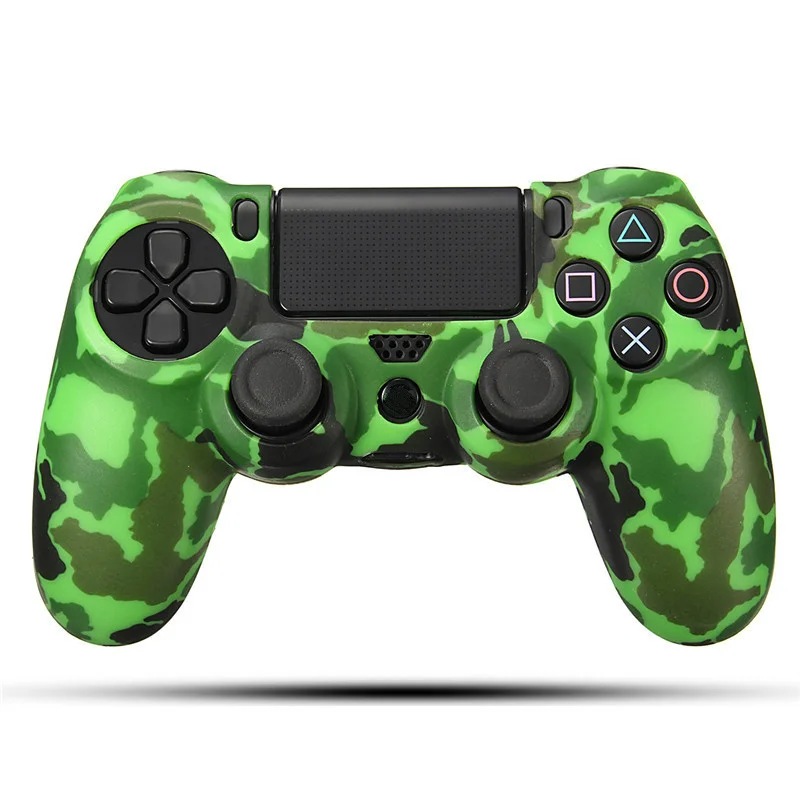 Прочный для PS4 наклейка на джойстик камуфляж сцепление чехол силиконовая резиновая Мягкая кожа протектор для Playstation 4 для Dualshock 4