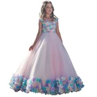 Платья принцессы для маленьких девочек 2-12, Детские бальные платья, платье для маленькой девочки, детское платье