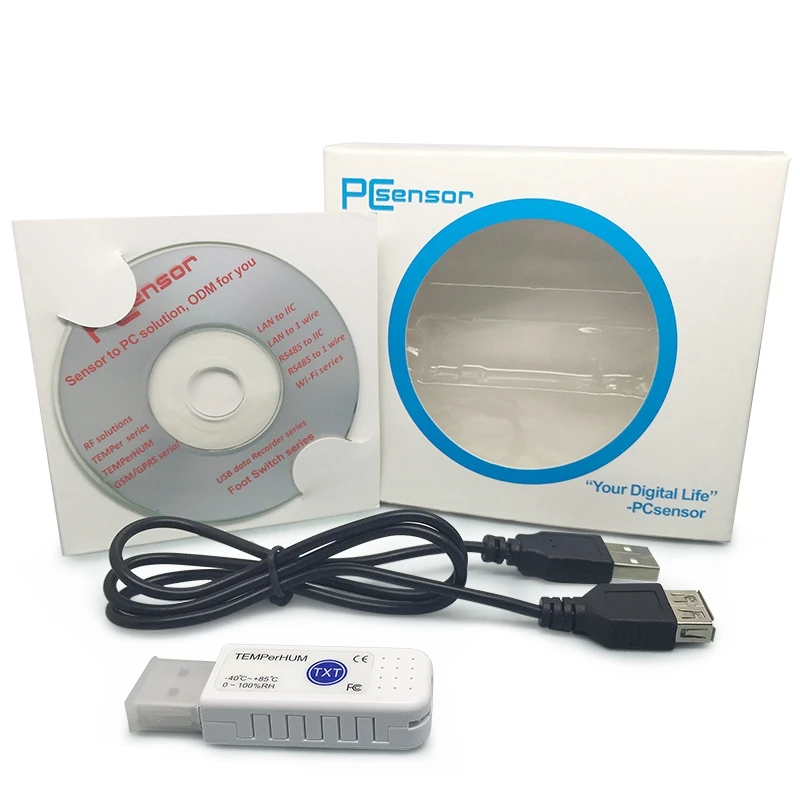 USB гигрометр для ПК термометр 40 ~ + 85C градусов Hid температурный пульт