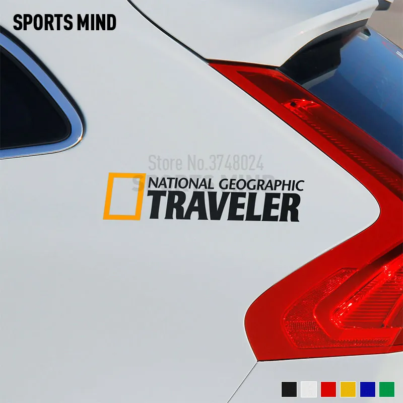 Наклейки на автомобиль NATIONAL GEOGRAPHIC TRAVELER для Honda Toyota Volvo Renault Seat Nissan Skoda Opel