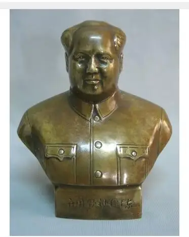 Copper Brass craft CHINESE crafts decoration collectable Statue: Mao Zedong | Дом и сад