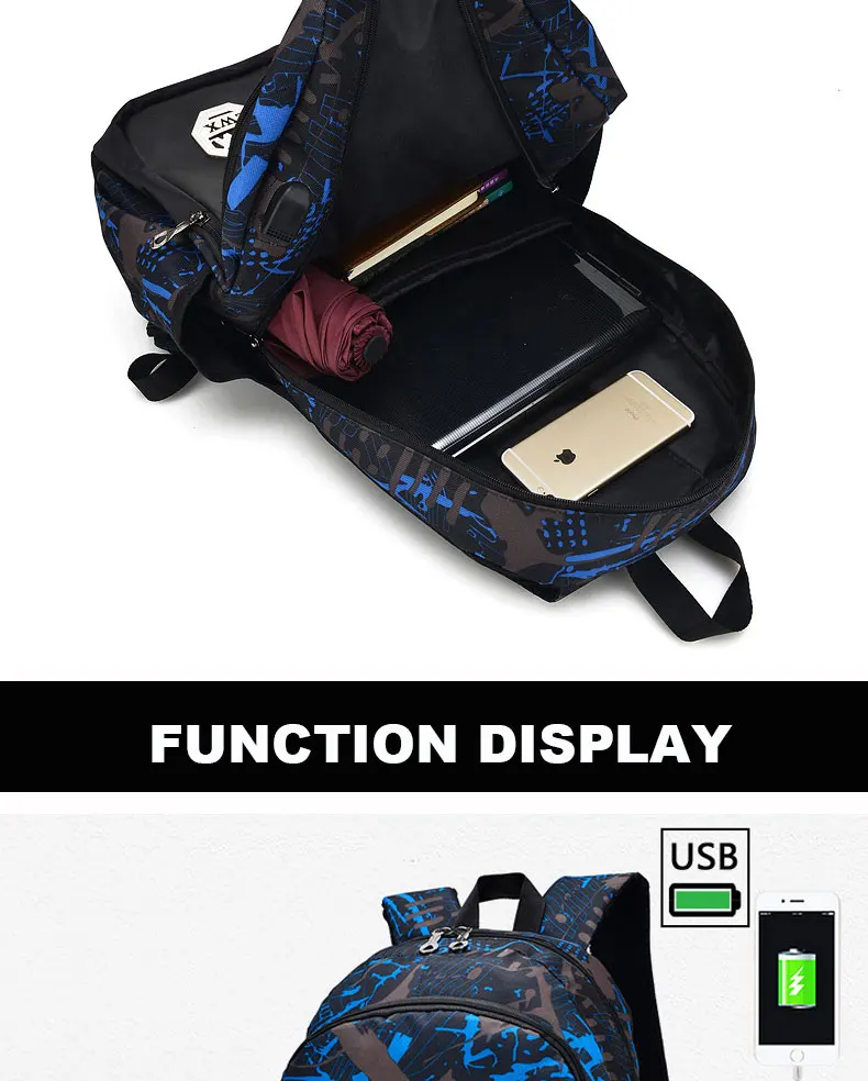 3 предмета в комплекте, школьные рюкзаки для девочек-подростков школьный рюкзак для девочек для мальчиков Водонепроницаемый дорожный спортивный рюкзак камуфляж рюкзак школьный рюкзак
