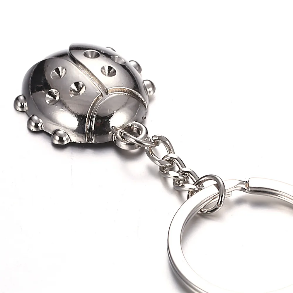 Новый bug Жуки брелоки 3D подвеска с жуком кольцо для ключей металлические цепочка