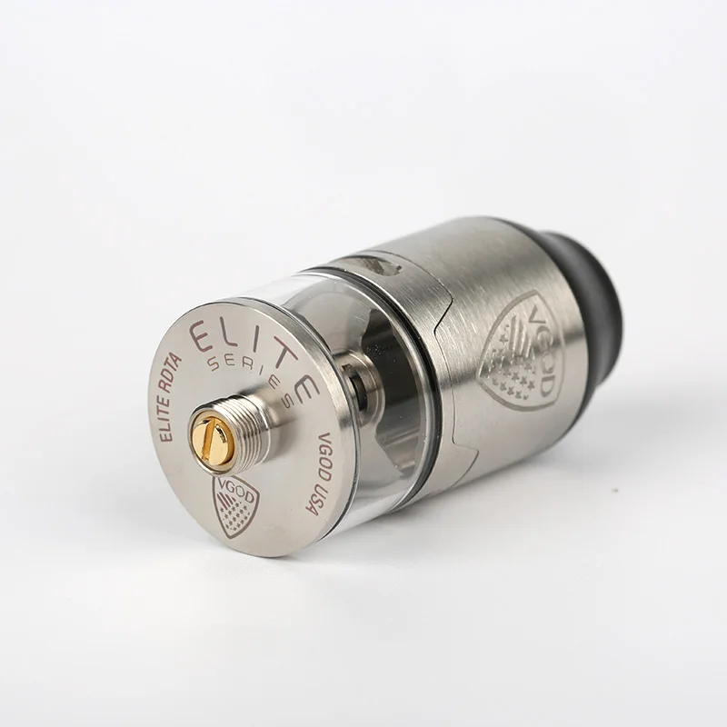 Original VGOD Elite RDTA Tank 24mm Rebuildable Dripping 510 fit elite pro mech Mod Kit Vaporizer Electronic Cigarette | Электроника