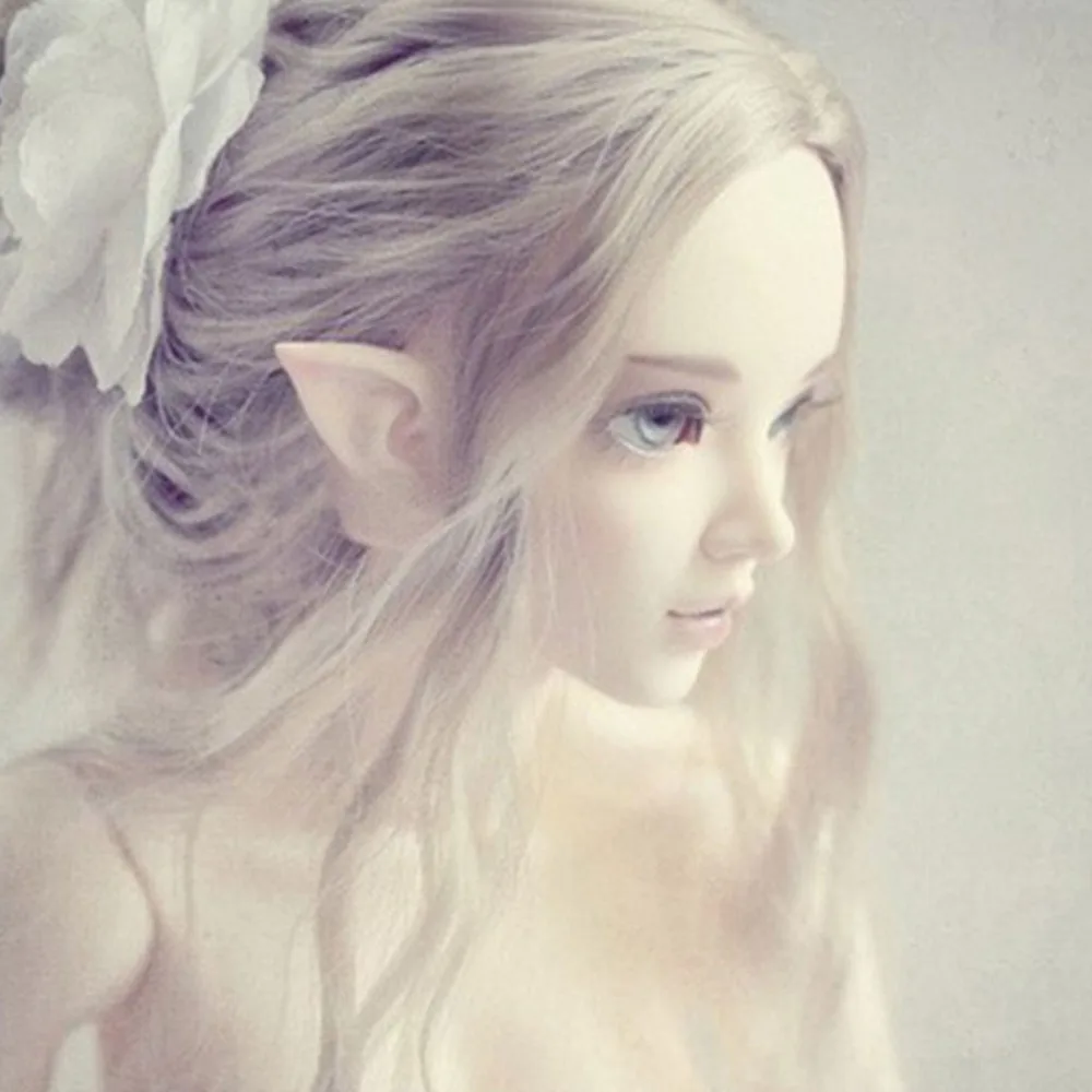 

1 Pair Halloween Party Elven Elf Ears Anime Fairy Cospaly Costumes Vampire Latex