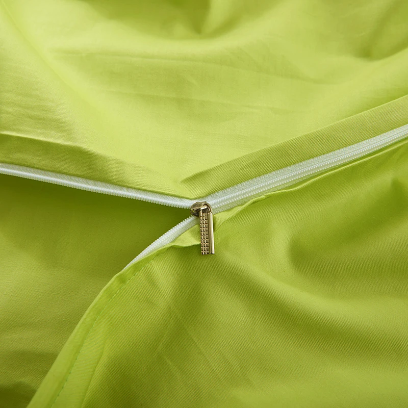 Высокое качество изумрудно-зеленый сплошной цвет пасторальный стиль полиэстер