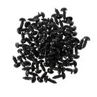 100 шт., Пластиковые Треугольные бархатные носы для кукол-животных