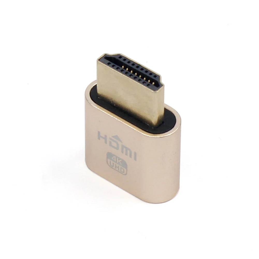 VGA виртуальный дисплей адаптер HDMI 1 4 DDC EDID заглушка Безголовый призрак эмулятор