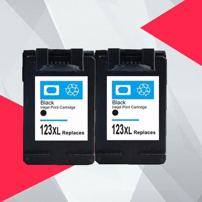 2BK Совместимость для hp 123 XL сменный чернильный картридж для hp 123 123XL с чернилами hp Deskjet 1110 2130 2132 2133 2134 3630 3632 3637 3638 - Цвет: 2BK