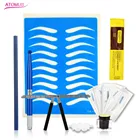 1 комплект, микроблейдинг, лезвие для бровей, лучшие тату-машинки, ручка, набор для практики, микроблейдинг, профессиональный татуаж