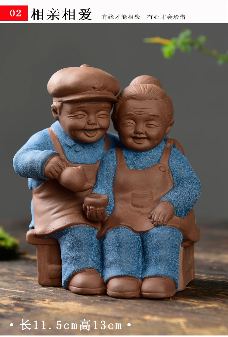 2PCS -Gold award Artwork-OFFICE home Bedroom Marvellous Decorative art &quot elder Mom gift CHINA handcraft porcelain pottery ART | Дом и сад