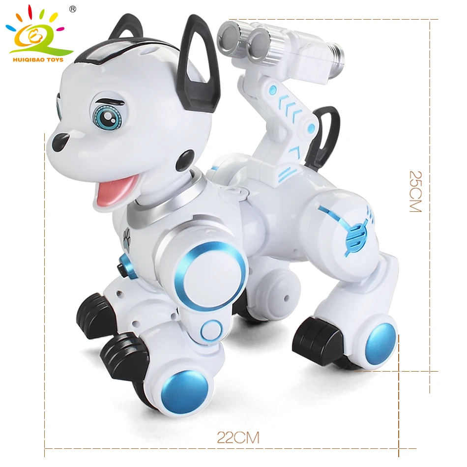 HUIQIBAO игрушки RC умная собака поет танец прогулки дистанционное управление