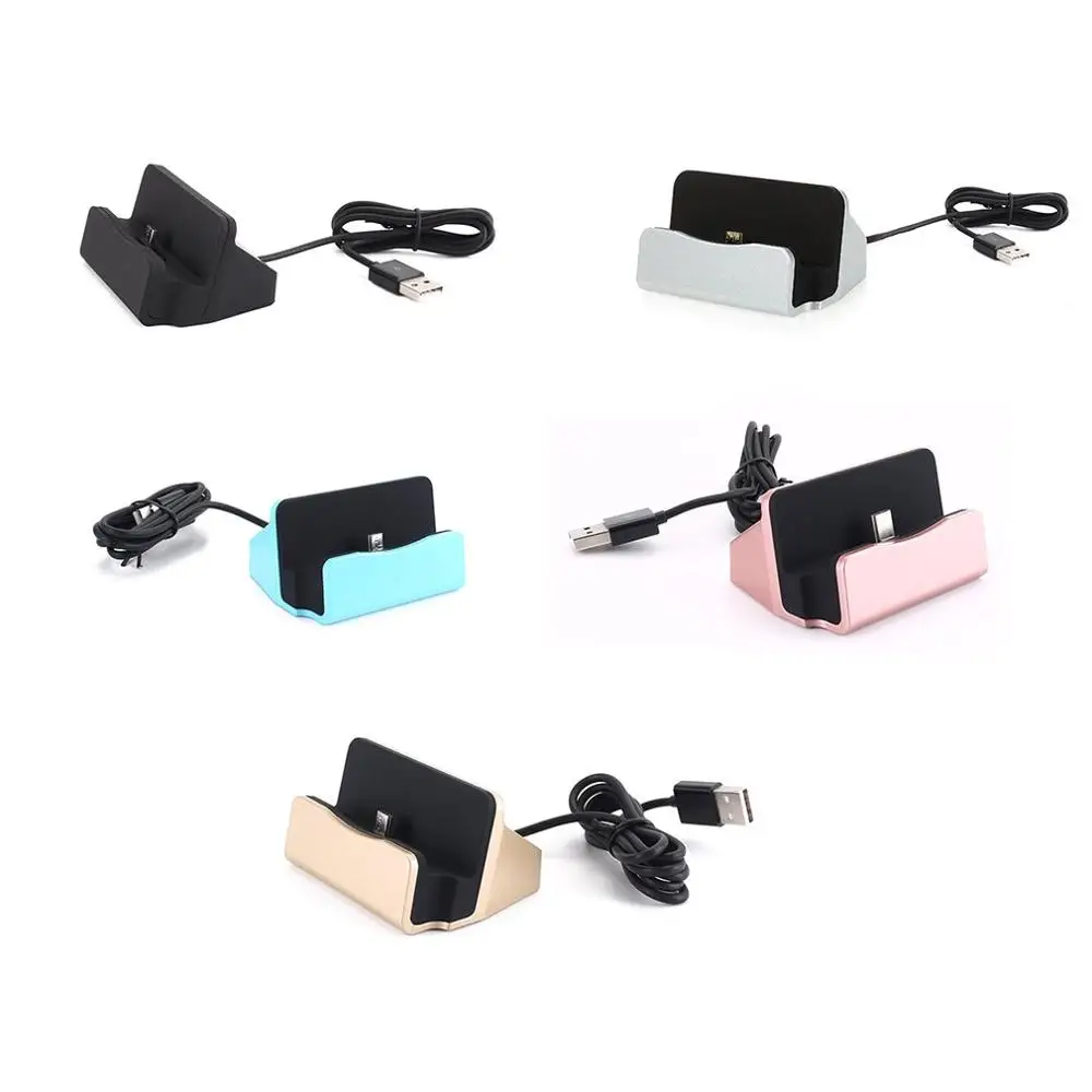 Portable Size Charging Base Dock Station Cable Sync Cradle Charger For Android Type C Samsung Stand Holder | Мобильные телефоны и