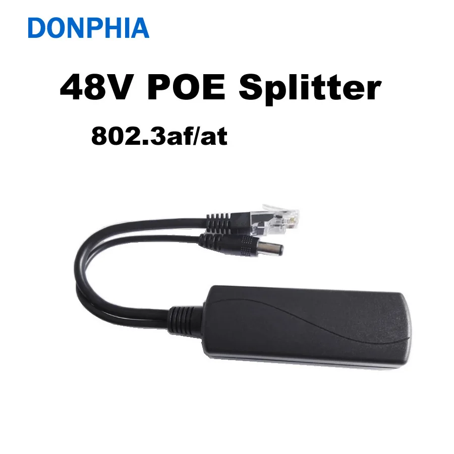 Разветвитель питания DONPHIA 48 В 150 м 100 Мбит/с 37 57 в|supply 12v|supply powerpower supply 12v camera |