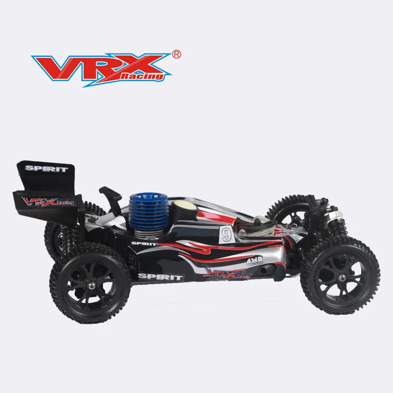 Удаленной машине 1/10 VRX гонки дух N2 RH1007 4WD нитро багги 1/10 две скорости rc 4x4 rc Nitro багги remotw управления игрушки автомобиля металла