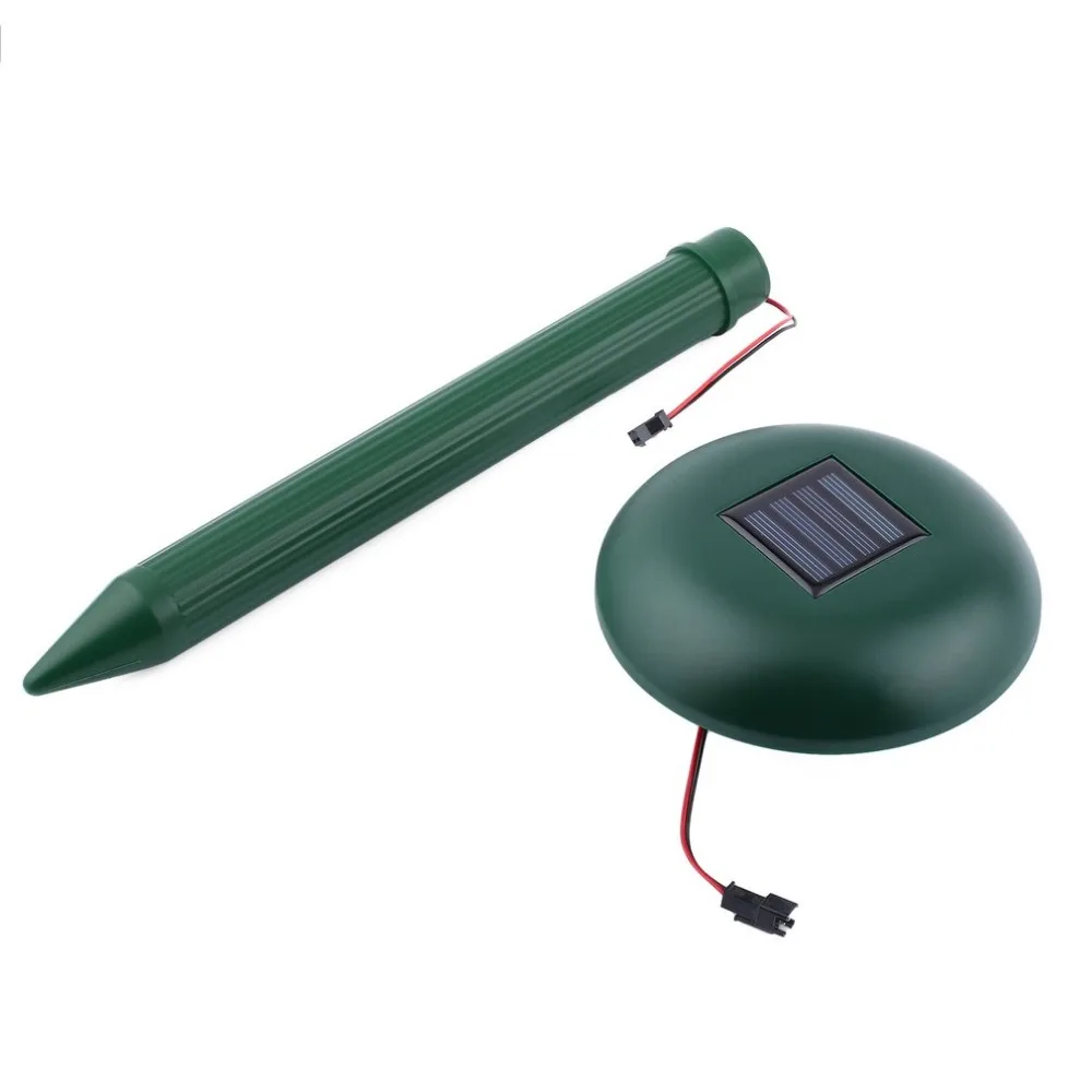 Solar Power Eco-Friendly Ultrasonic Gopher Mole Snake Mouse Pest Reject Repeller Control for Garden &amp Yard | Дом и сад